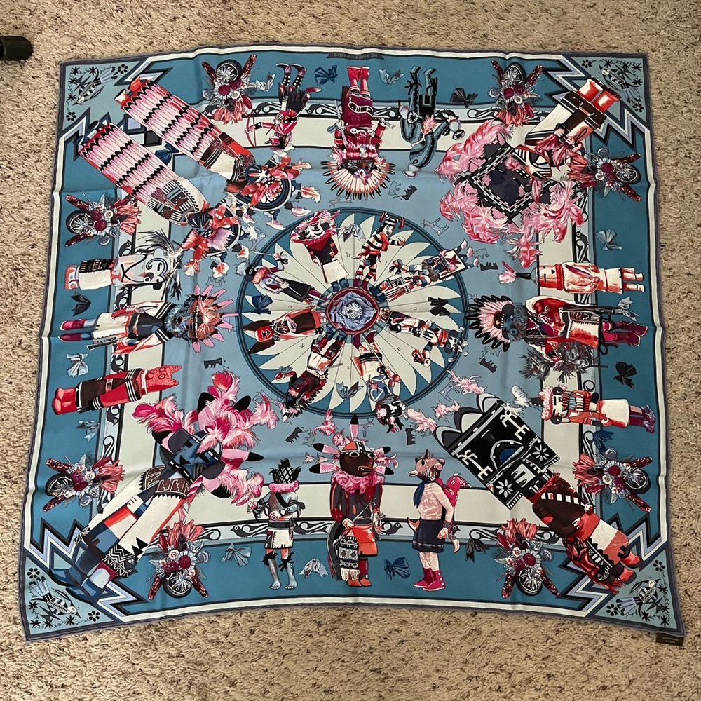 Hermès Wash Scarf - Kachinas